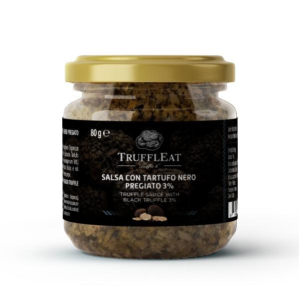 Truffle sauce with fine black truffle 3% 80 gr