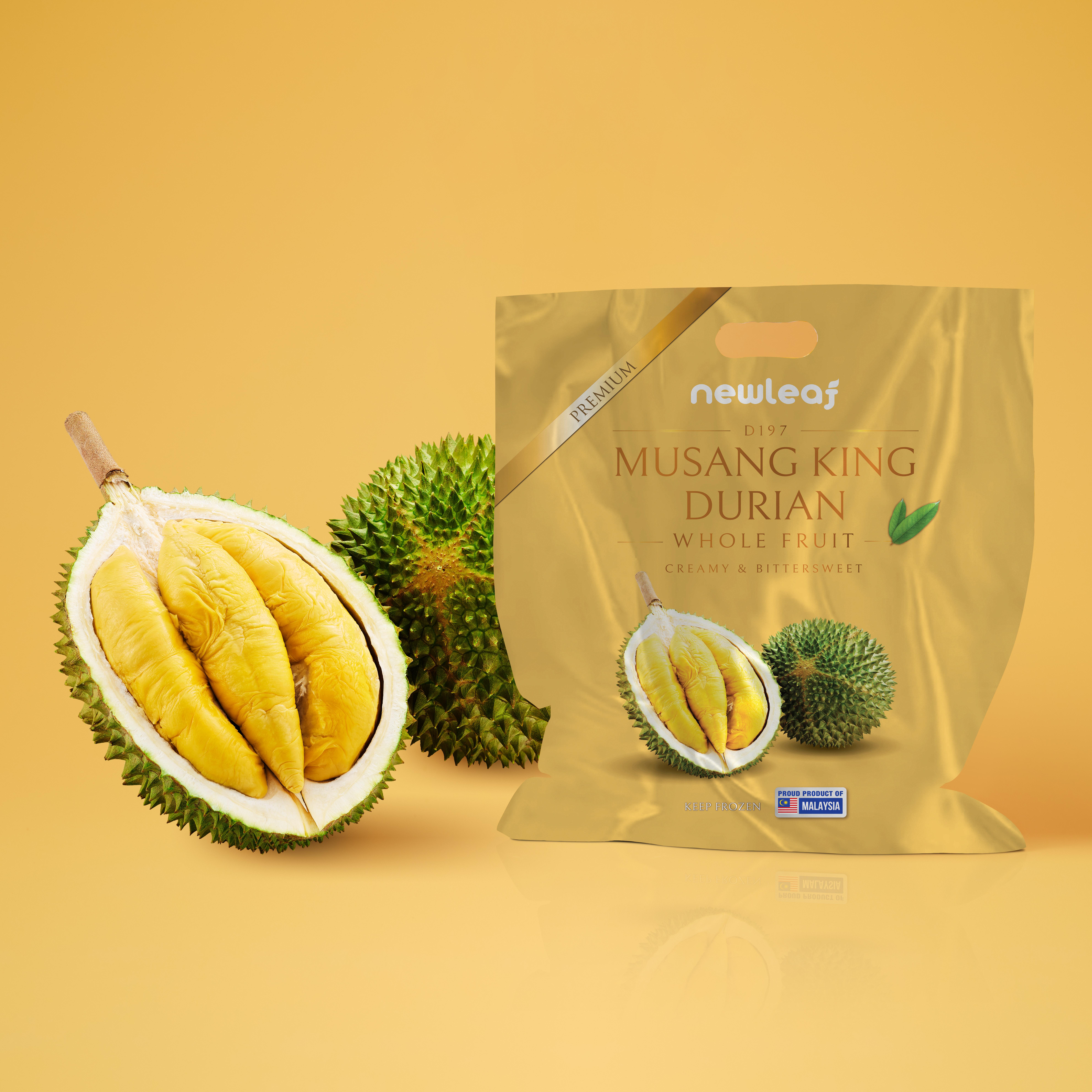 Nitrogen Frozen D197 Musang King Durian Wholefruit