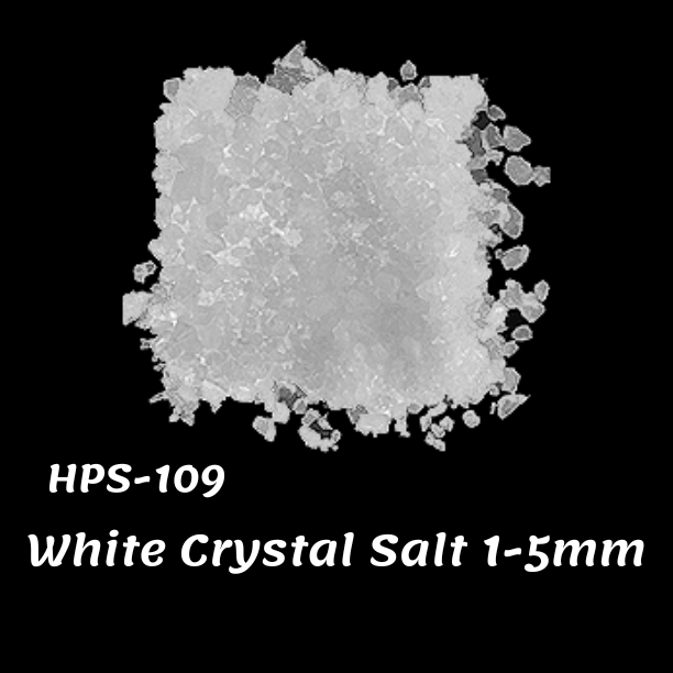 Edible White crystal salt