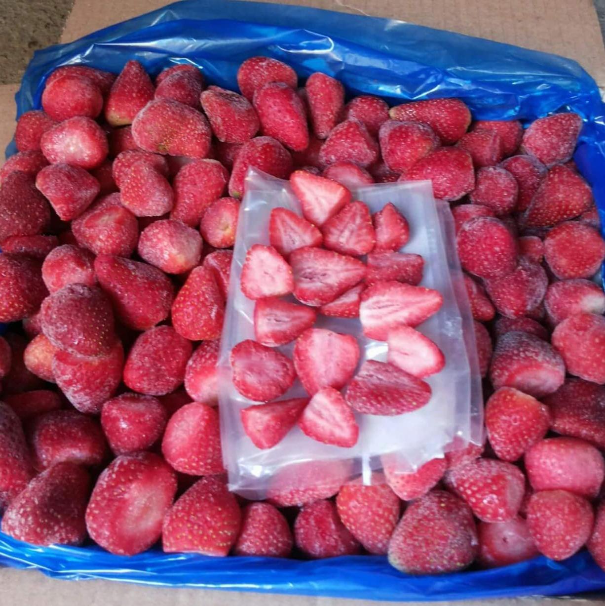 Frozen strawberries