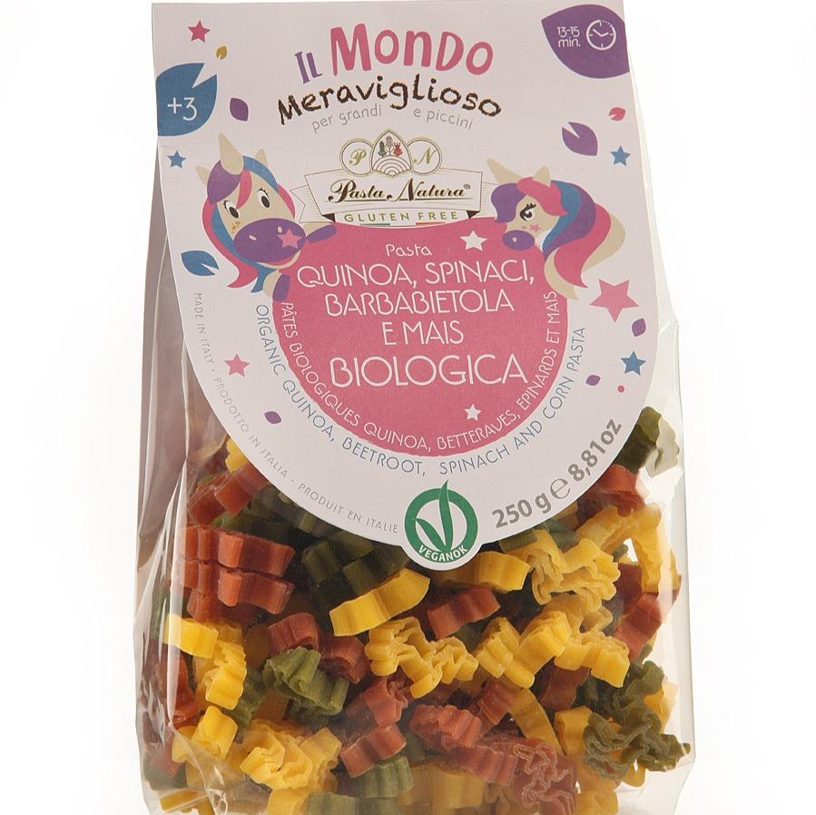Organic Quinoa, Beetroot, Spinach and Corn Pasta