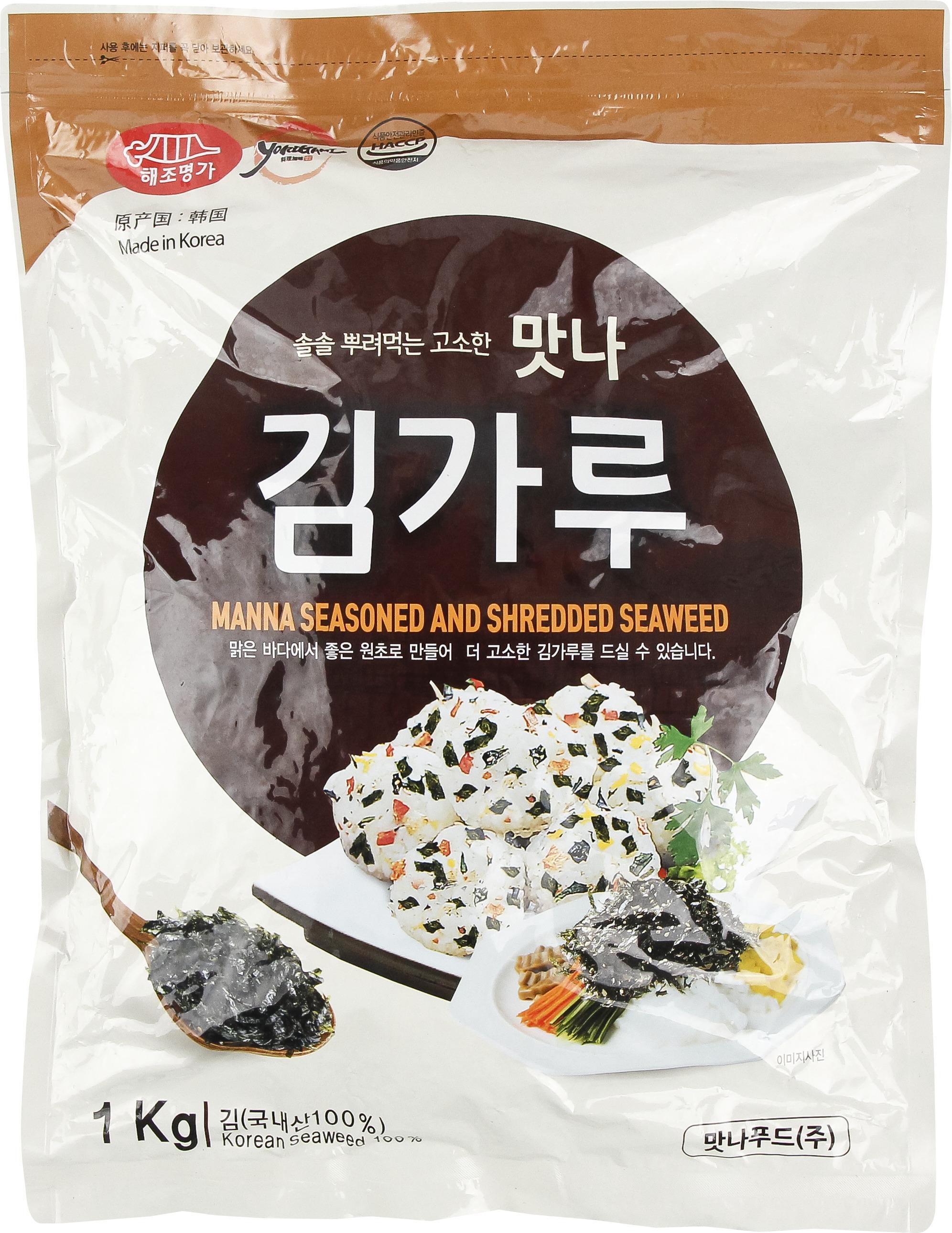 Manna olive oil seasoned seaweed