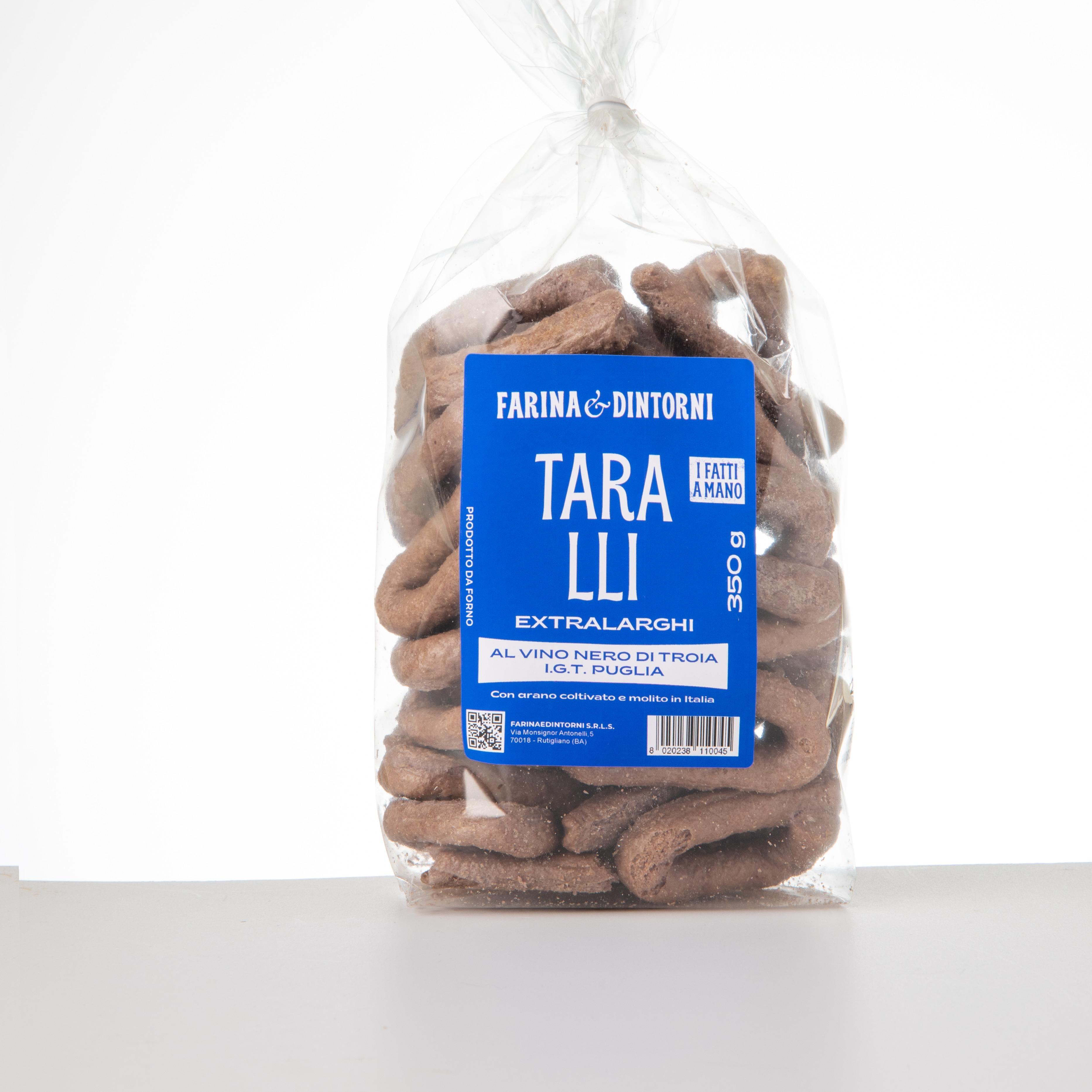 Extra Wide Taralli with Nero Di Troia I.G.T.