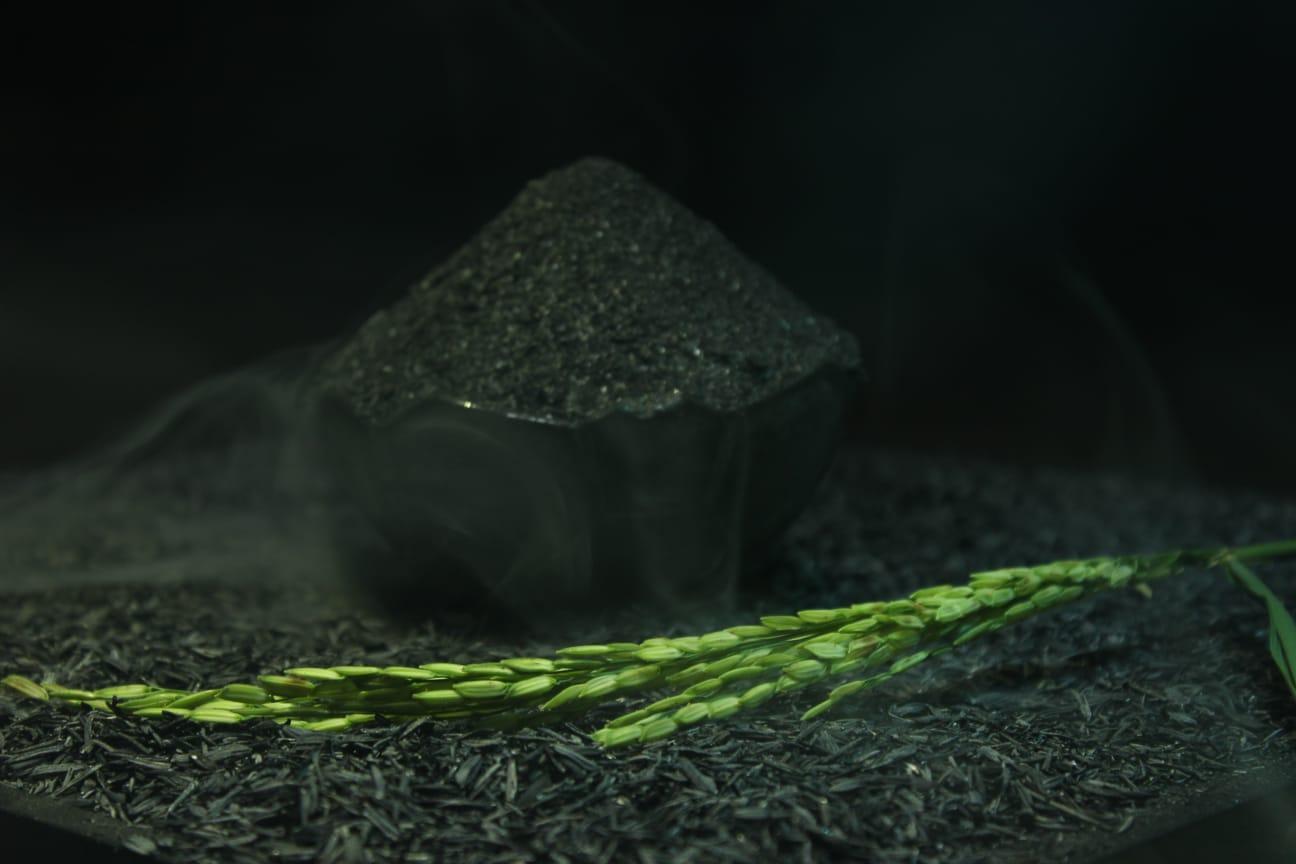 Rice husk ash
