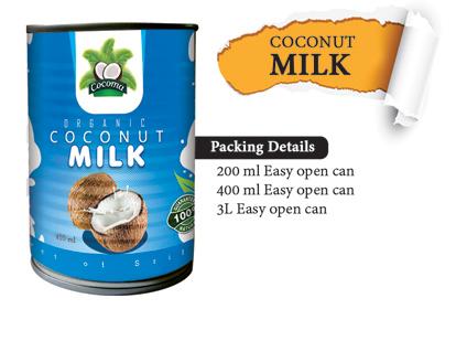 Canned Organic Coconut Milk