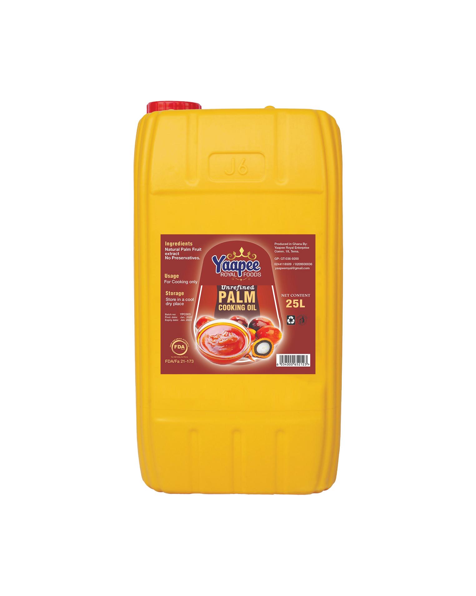 Yaapee Royal Foods Palm Cooking Oil