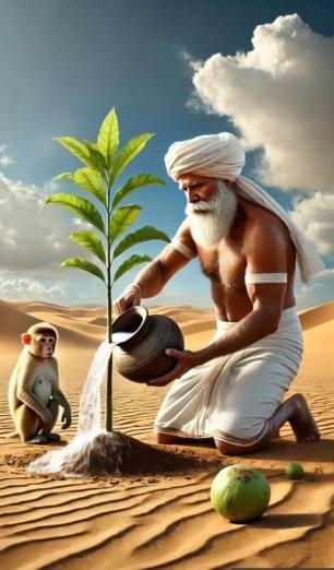The AI Story Box: The Monkey, The Farmer & The Coconut Tree