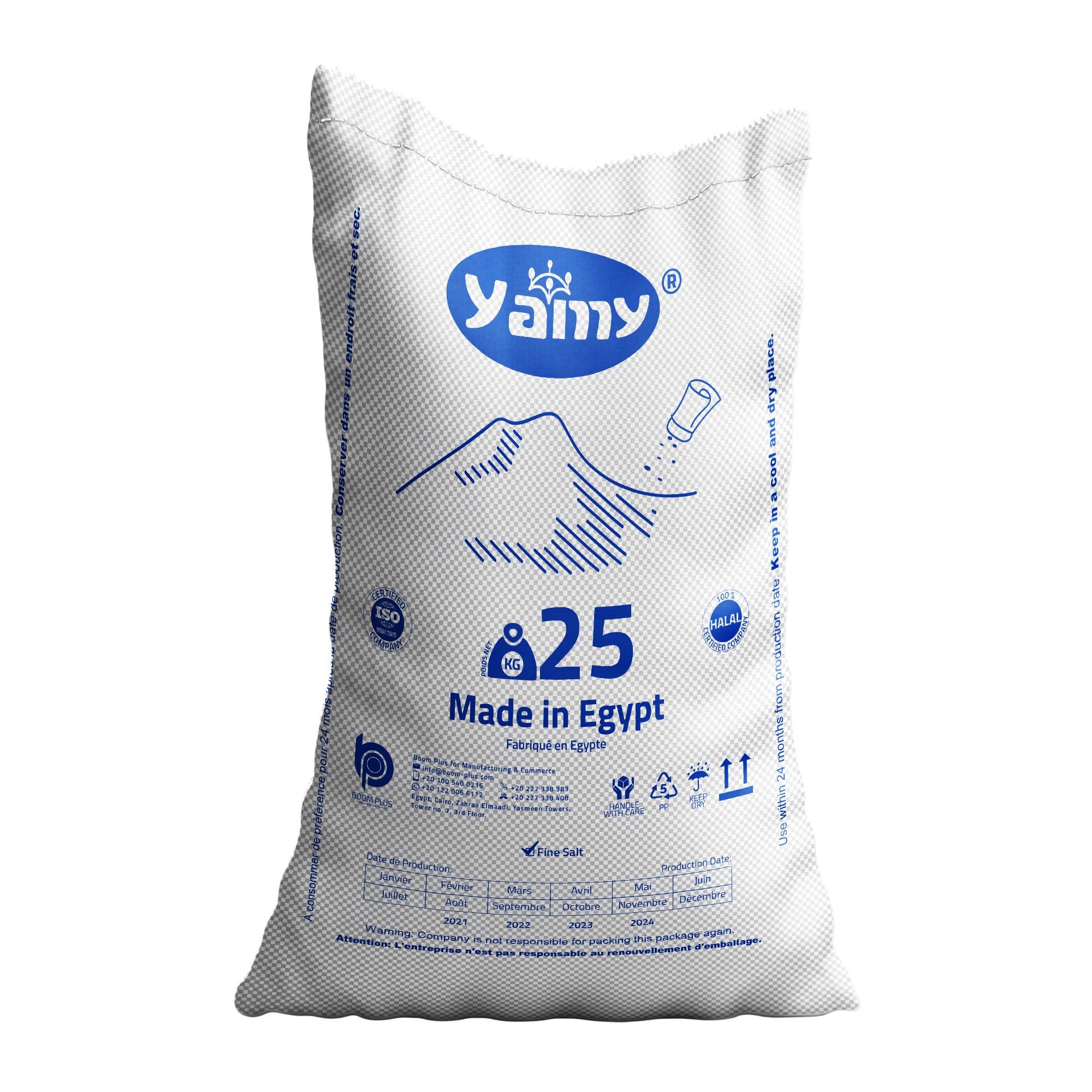 Yamy Blue 25kg Egyptian Celtic Sea Salt High Quality Refined Iodized table Salt Low MOQ Products