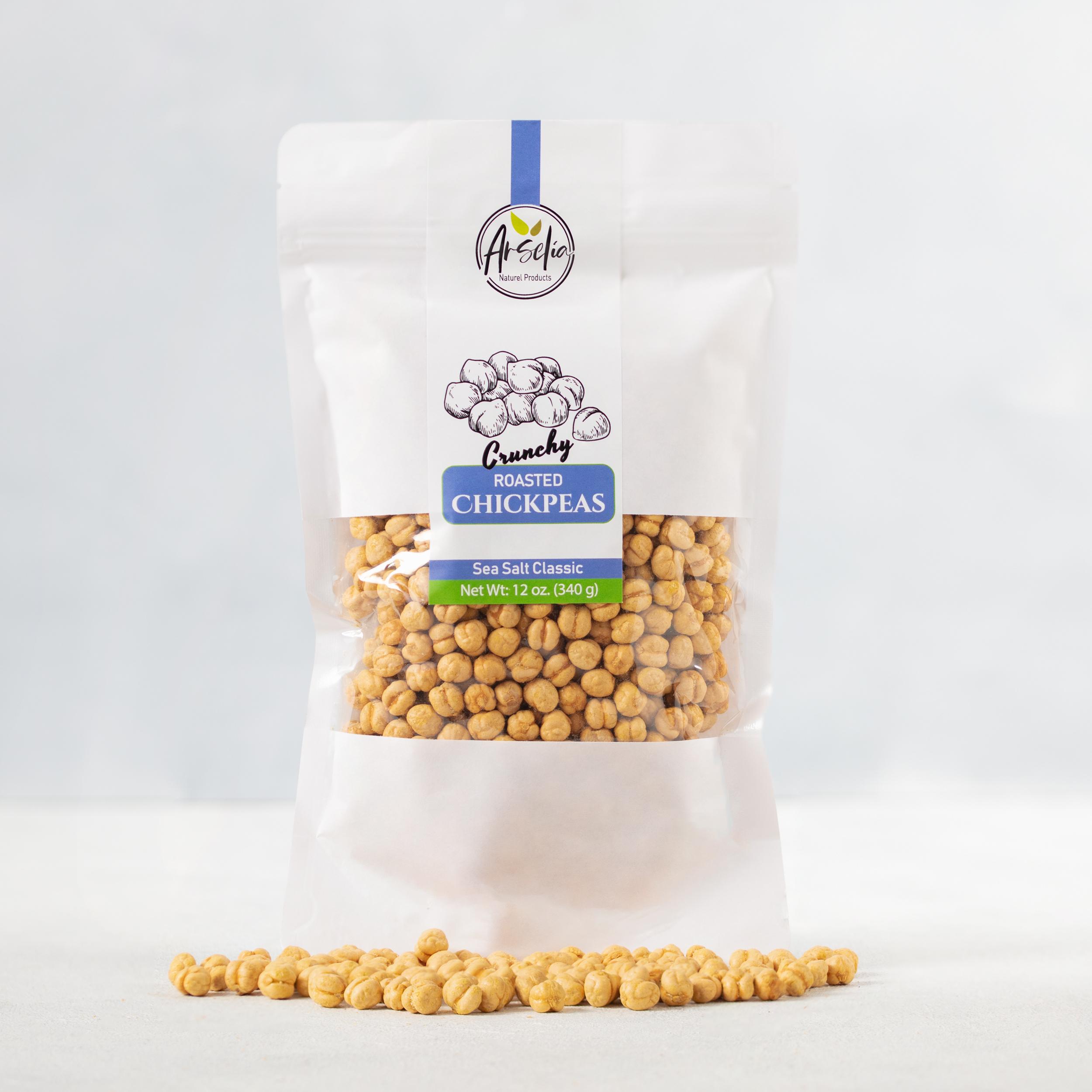 Crunchy Chickpeas Snacks | Vegan High Protein | Mediterranean | Healthy Different Flavors
