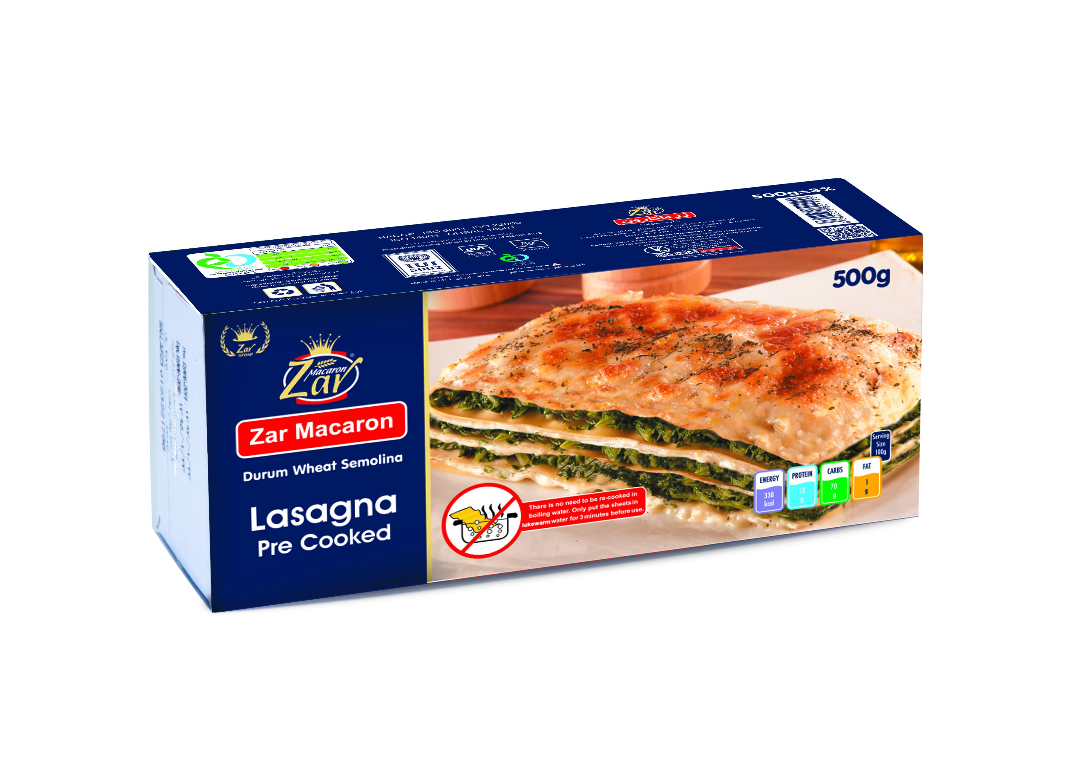 lasagne Zar macaron