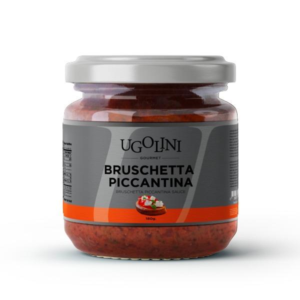 Spicy bruschetta, spicy tomato sauce gluten-free 180 gr