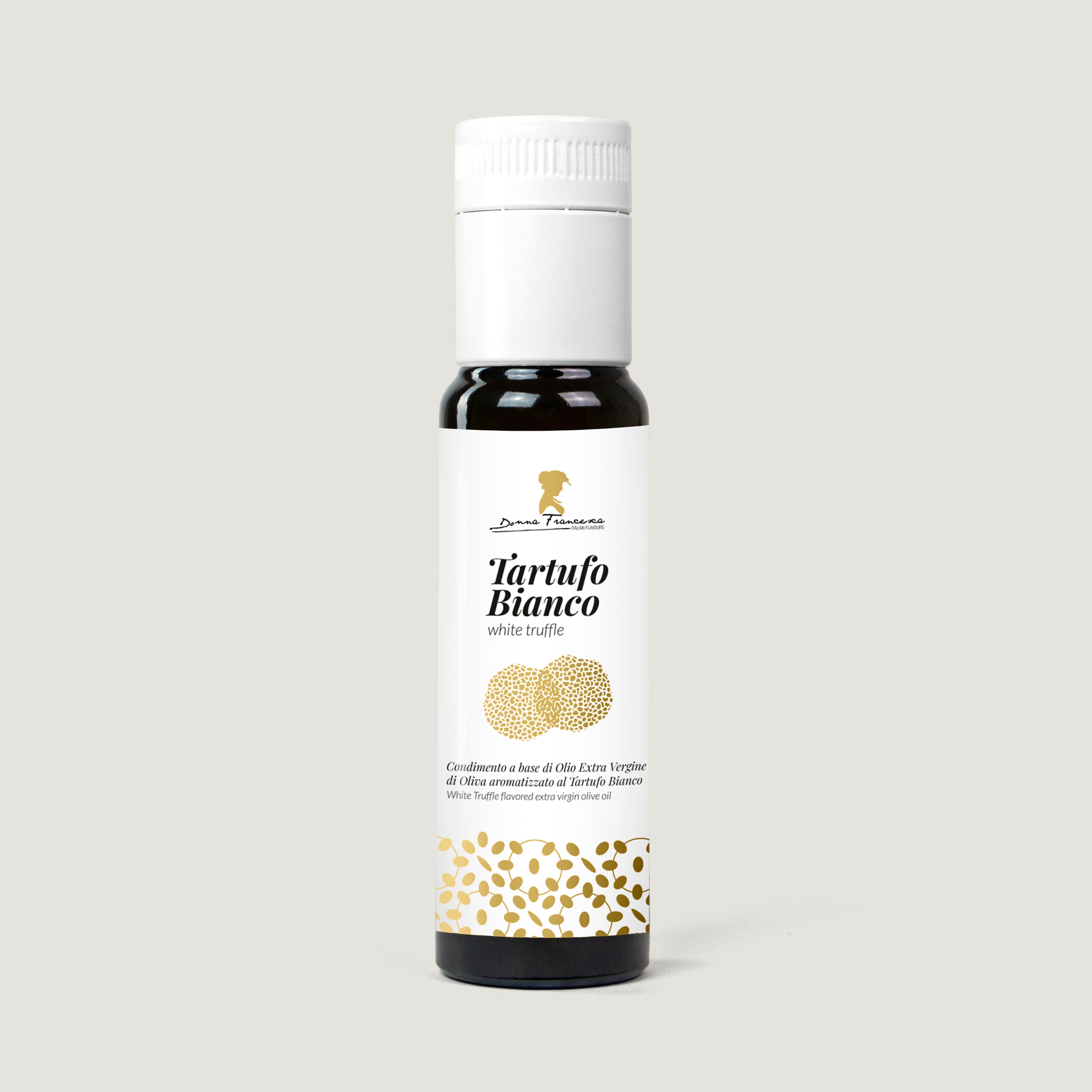 White Truffle Flavored Olive Oil - 100ml - Premium Quality