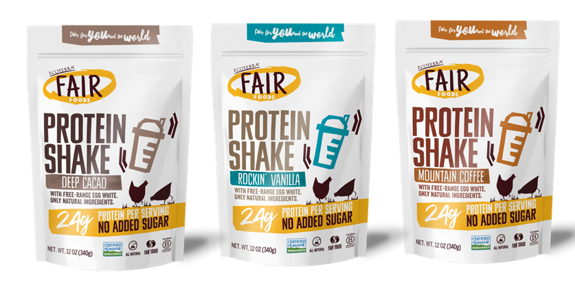 Protein Shakes (24gr of Egg-white protein per serving)